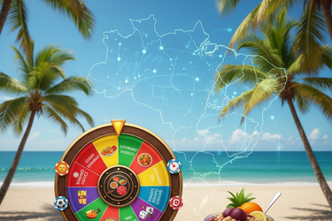 Mapa do Brasil com gráficos de dados